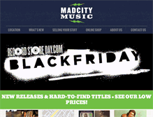 Tablet Screenshot of madcitymusic.net